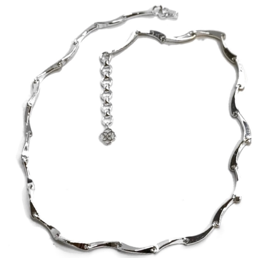 Kendra Scott Silver Wavy Link Necklace